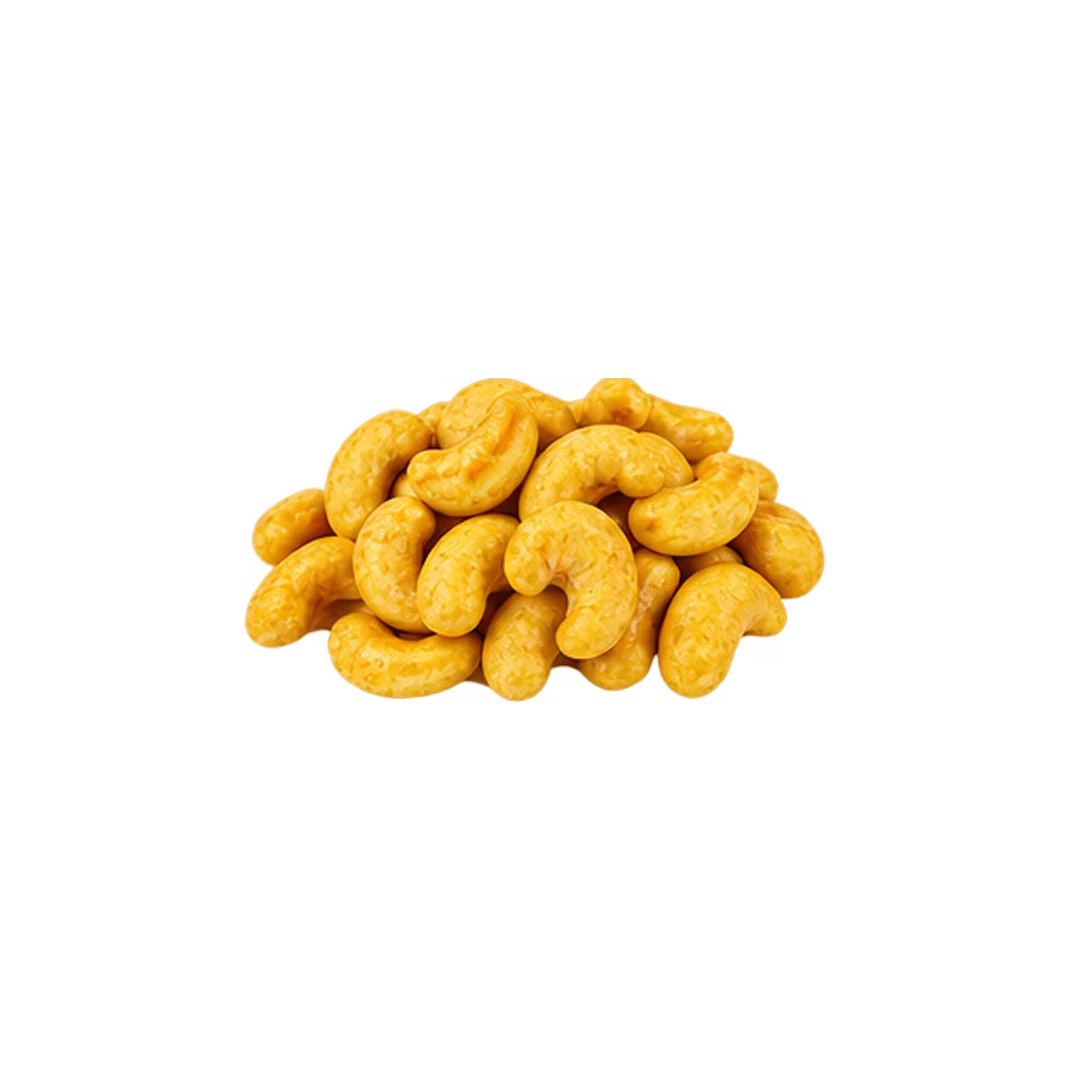 SPICY GARLIC FLAVORED CASHEW NUTS